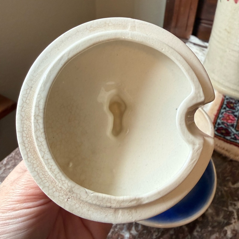 Vintage Anthropomorphic jam jelly sugar jar bowl - Picture 6 of 9
